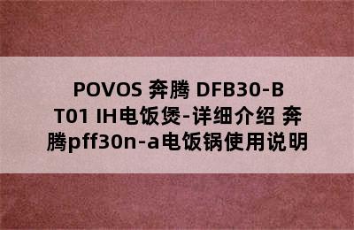 POVOS 奔腾 DFB30-BT01 IH电饭煲-详细介绍 奔腾pff30n-a电饭锅使用说明